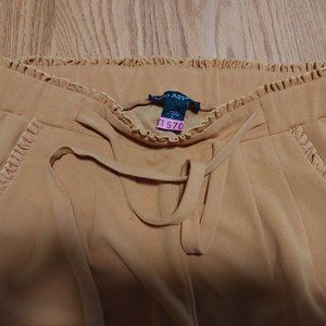 EUC Soho Apparel Orange high waist ruffle pants size M